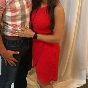 Burnt orange/red dress